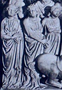 Sépulcre saint Dominique, résurrection Napoleone Orsini. Détail1