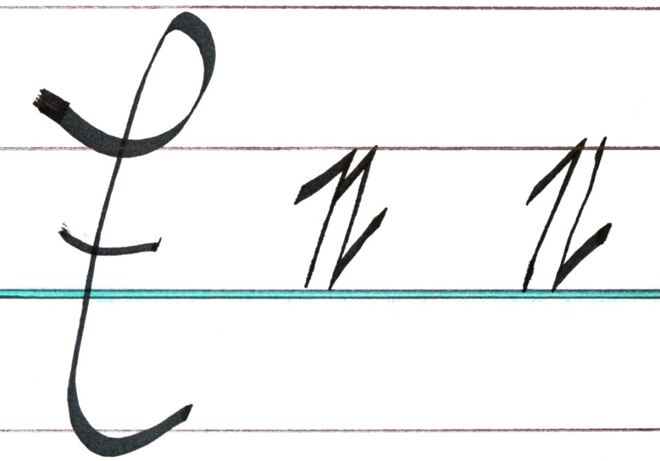 Sütterlin Buchstaben E e e PD 201