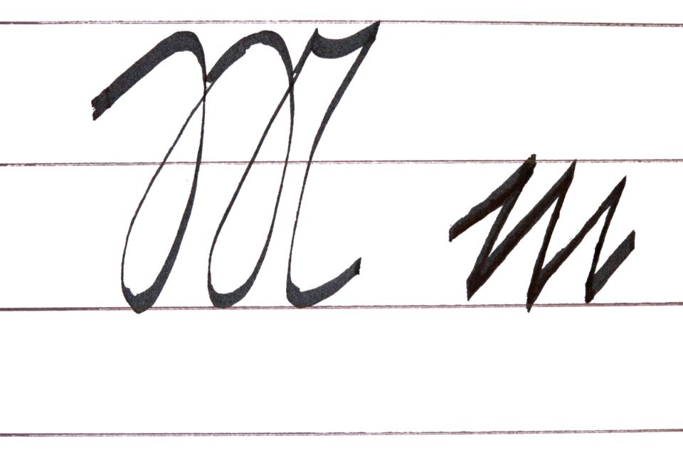 Sütterlin Buchstaben M m PD 2018