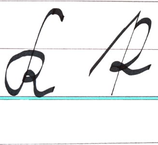 Sütterlin Buchstaben K k PD 201