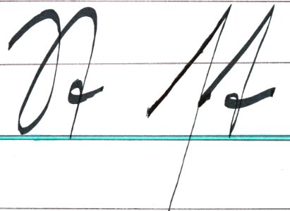 Sütterlin Buchstaben St st PD 201