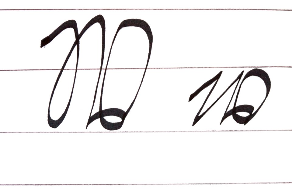 Sütterlin Buchstaben W w PD 2018