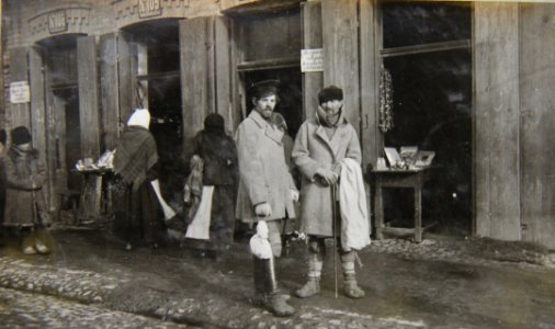 Słonim, Rynkavaja, Kramy. Слонім, Рынкавая, Крамы (1916)