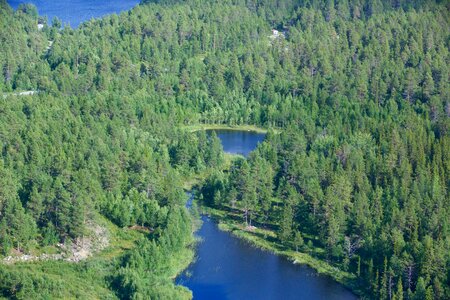 Sweden landscape lake photo