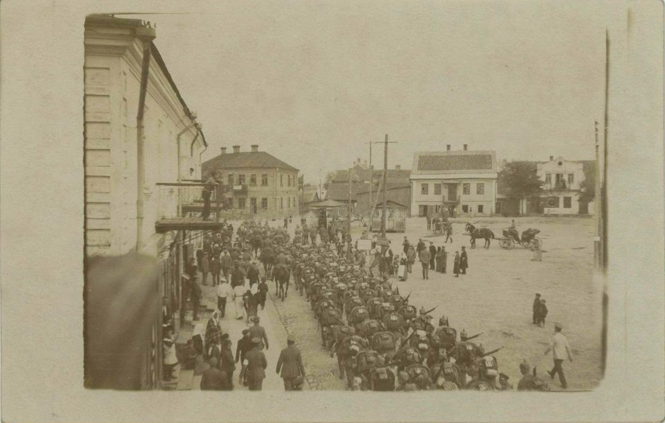 Słonim, Rynak. Слонім, Рынак (1916) (2)