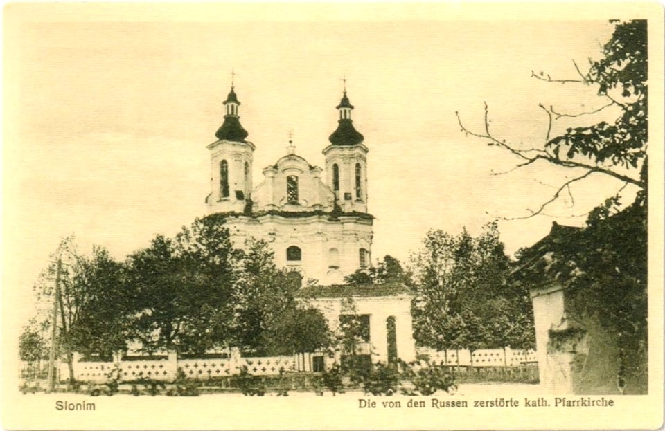 Słonim, Zamoście, Fara. Слонім, Замосьце, Фара (1916)