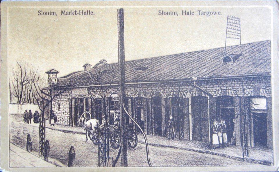Słonim, Rynkavaja, Kramy. Слонім, Рынкавая, Крамы (1915) (2)