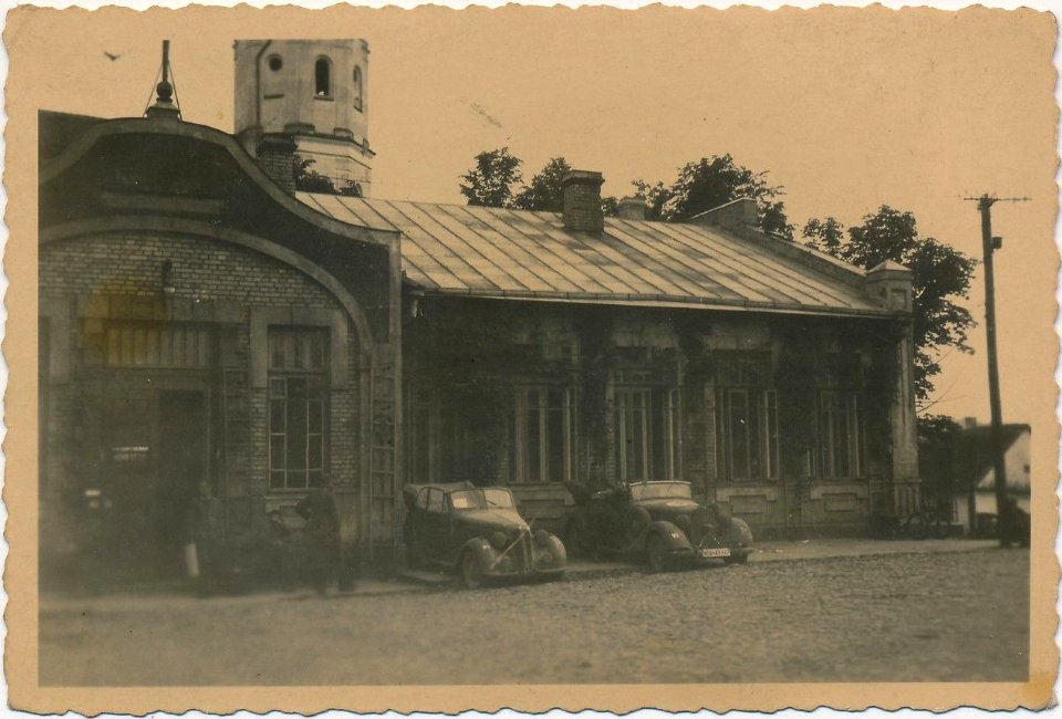 Słonim, Bernardynskaja, Bank. Слонім, Бэрнардынская, Банк (1941)