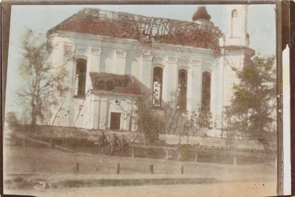 Słonim, Zamoście, Doŭhaja, Fara. Слонім, Замосьце, Доўгая, Фара (1915) (2)