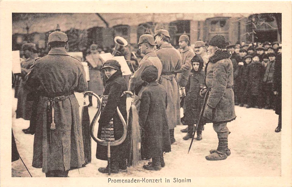 Słonim, Rynkavaja, Kramy. Слонім, Рынкавая, Крамы (1915-18) (2)