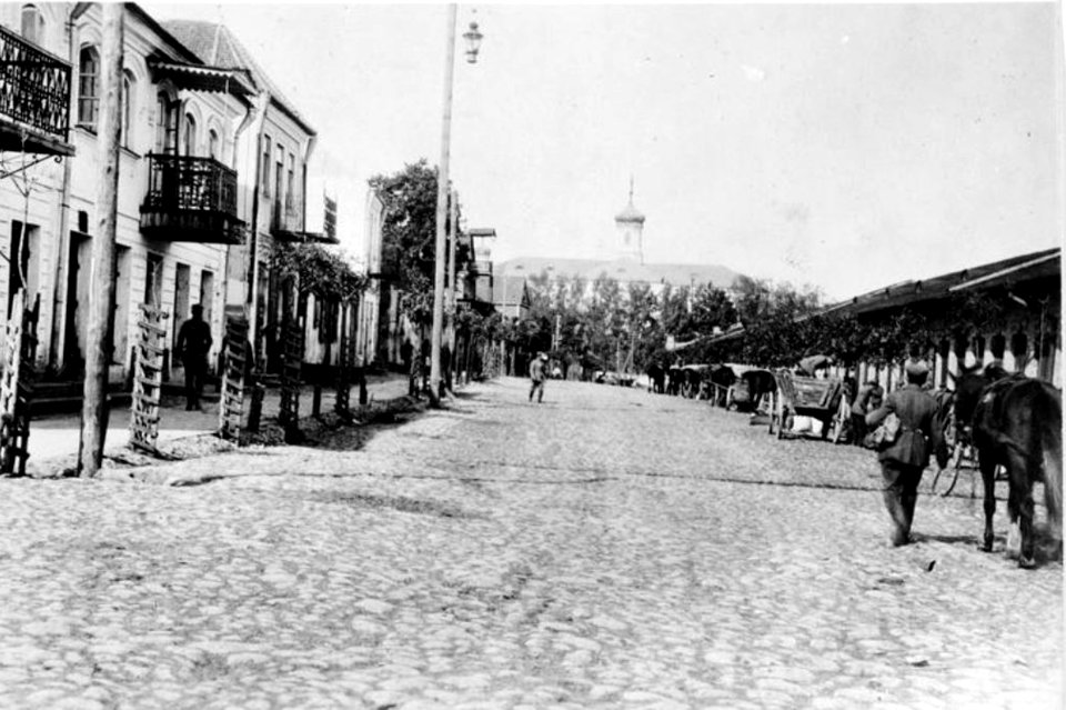 Słonim, Rynkavaja. Слонім, Рынкавая (1915)