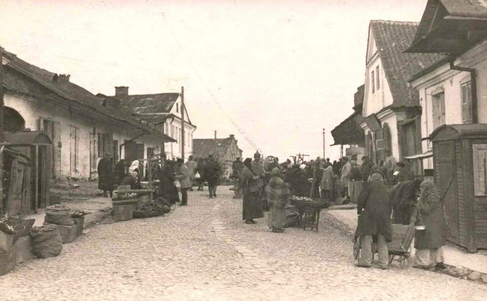 Słonim, Školny Dvor-Rynkavaja. Слонім, Школьны Двор-Рынкавая (1915-18) (2)