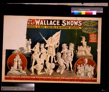 T)he (gr)eat Wallace shows - (c)olossal 3 ring circus, 2 elevated stages LCCN2007684719