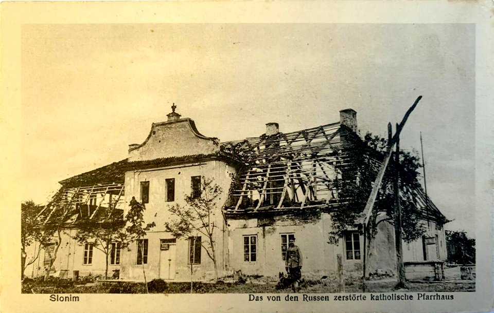 Słonim, Zamoście, Plabanija. Слонім, Замосьце, Плябанія (1916)
