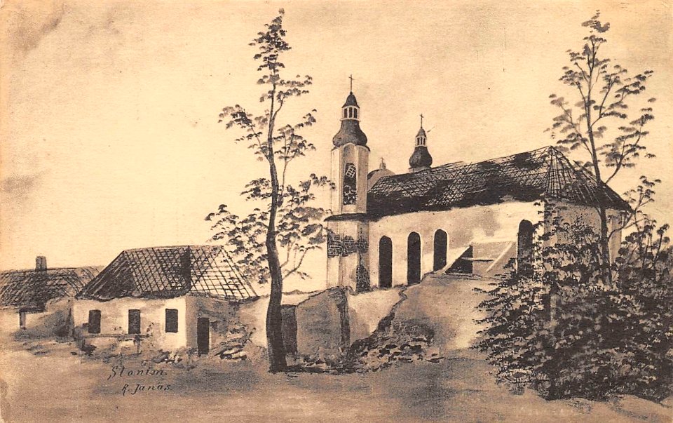 Słonim, Zamoście, Majstroŭskaja. Слонім, Замосьце, Майстроўская (R. Janas, 1916)