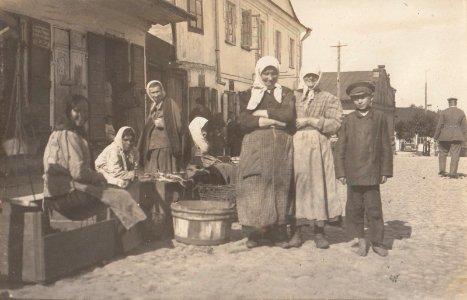 Słonim, Školny Dvor-Rynkavaja. Слонім, Школьны Двор-Рынкавая (1916) (2)