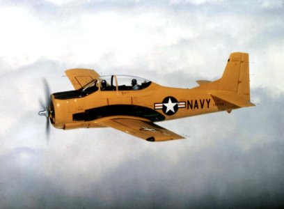 T-28B US Navy in flight c1954