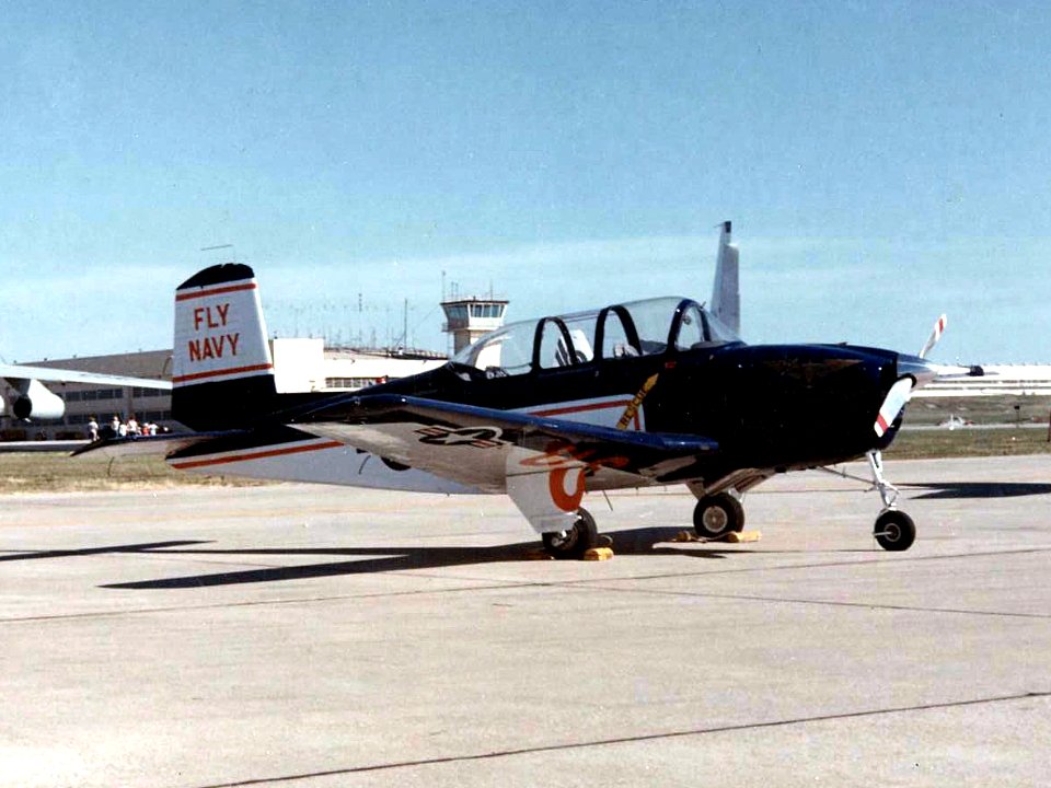 T-34B Mentor at Offutt AFB in 1976