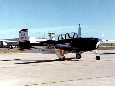 T-34B Mentor at Offutt AFB in 1976