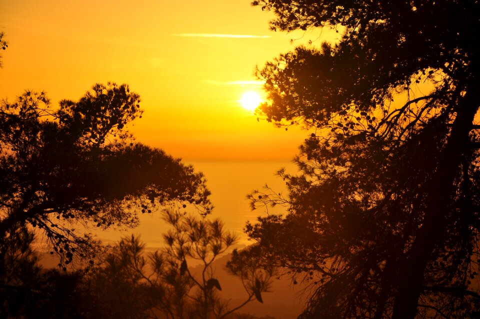Sky landscape horizon