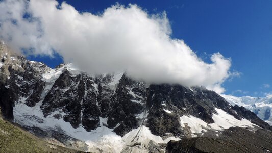 The sky snow alps photo