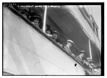 T.R. (Theodore Roosevelt) going to S. America LCCN2014694405