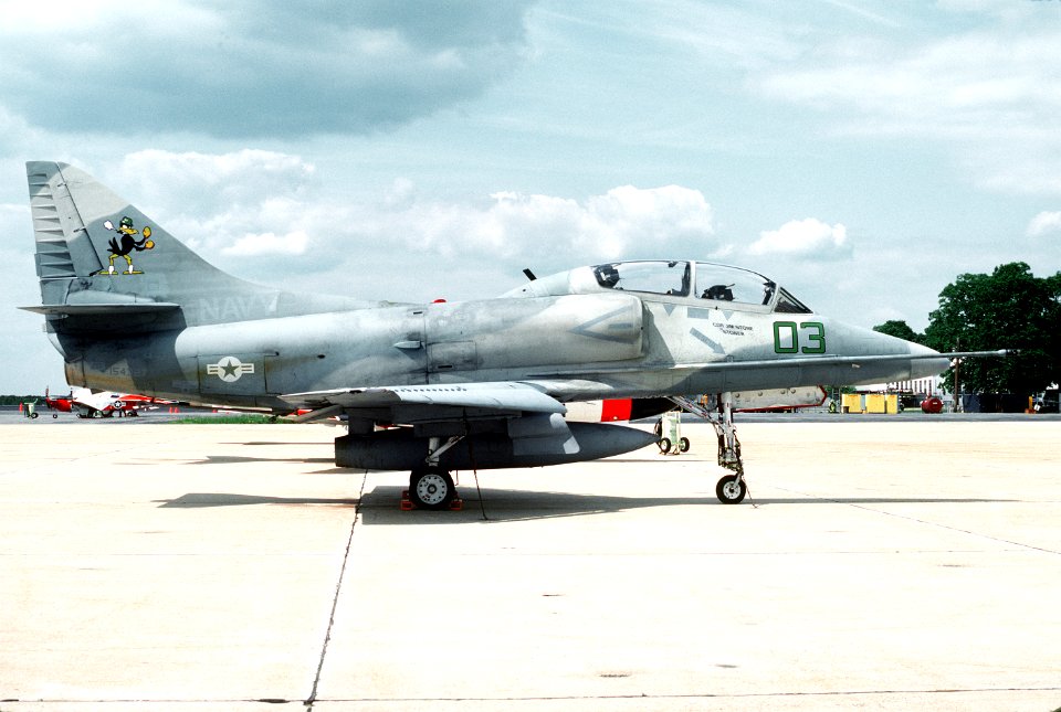 TA-4F Skyhawk of VF-45 at NAF Andrews 1993