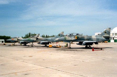 TA-4J Skyhawks of VF-45 at NAS Key West 1993