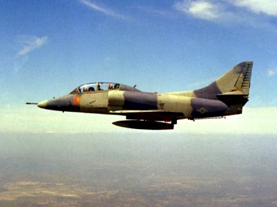 TA-4J VF-126 in flight near San Diego 1984