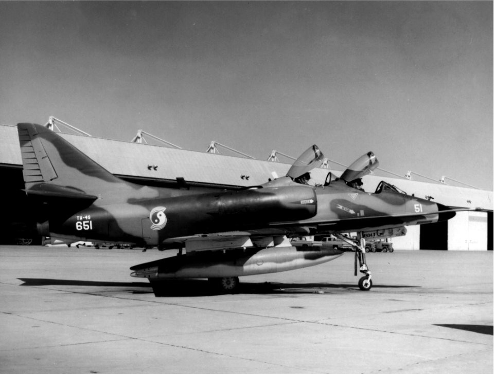 TA-4S Skyhawk at NAS Lemoore 1975