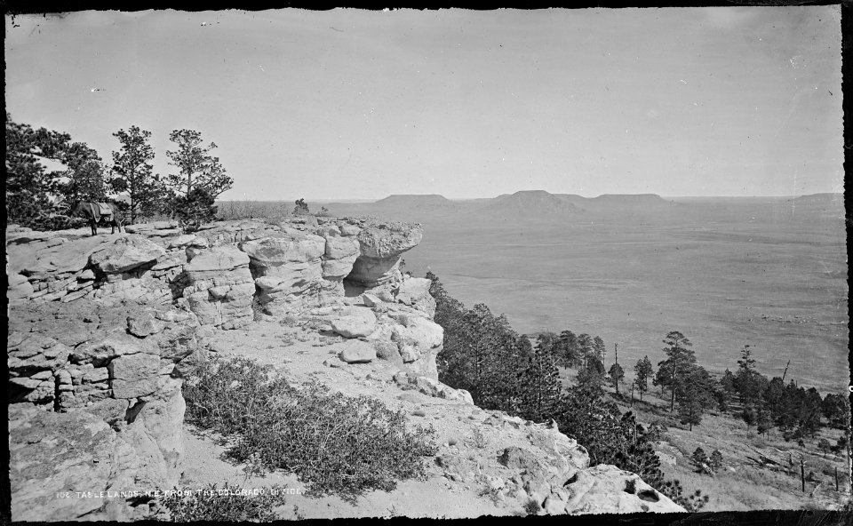 Table lands, northeast from the Colorado Divide. Colorado - NARA - 517063