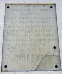 Tablet 1, Beacon Hill Monument - Boston, MA - DSC05501 photo