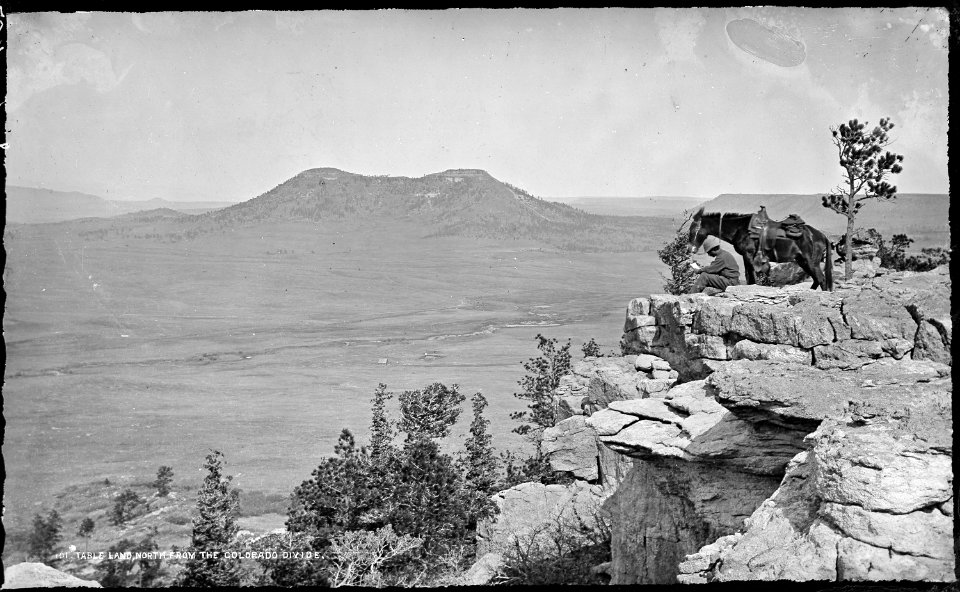 Table land, north from the Colorado Divide. Colorado - NARA - 517062
