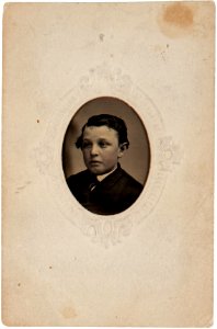 Tad Lincoln tintype CDV by J. M. Ingraham, 1867 photo