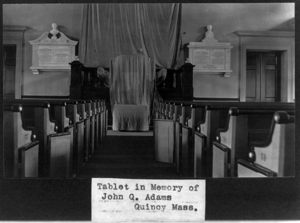 Tablet in Memory of John Q. Adams, Quincy, Mass. LCCN2004681958