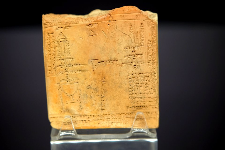 Tablette rituelle d'un prêtre lamentateur