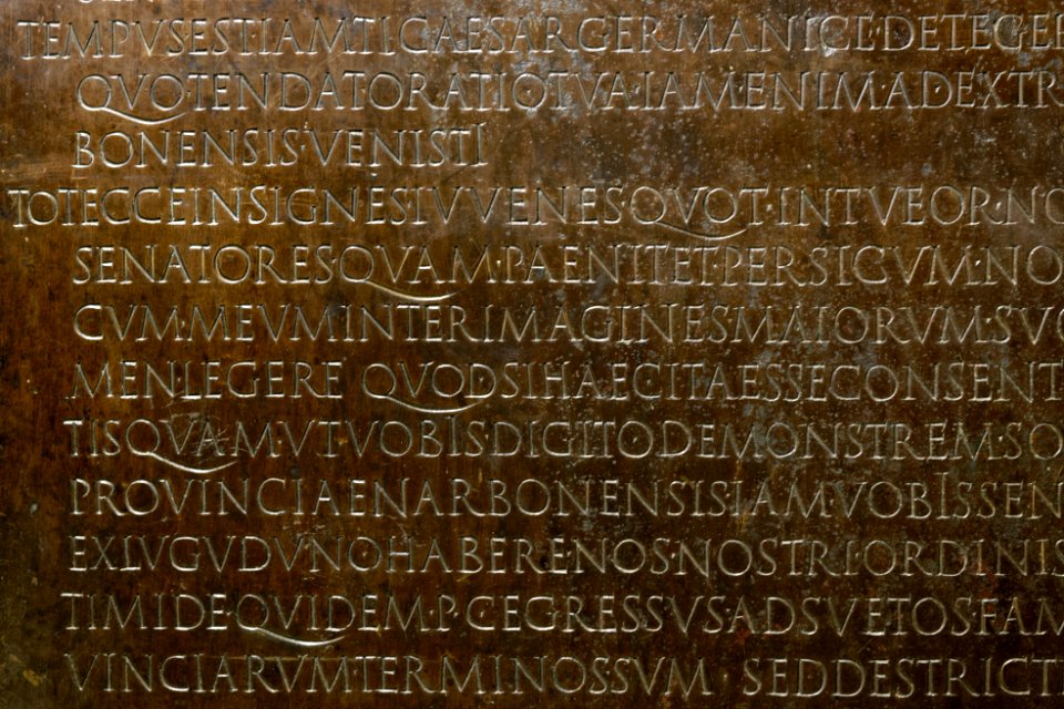 Tabula Claudiana Lugdunum AD12 n2