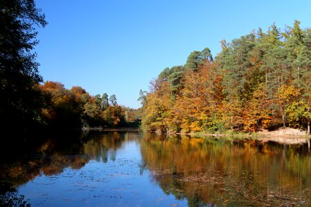 Autumn autumn mood lake photo