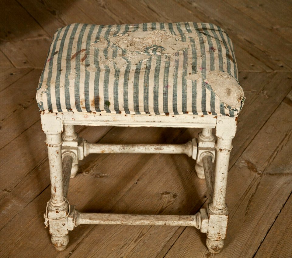 Taburett av ek - Skoklosters slott - 92481