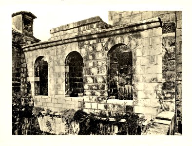 Tafel 005b Spalato - Kaiserpalast bei der Porta Ferrea - Heliografie Kowalczyk 1909