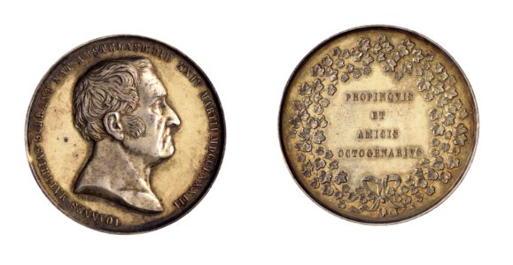 Tachtigste verjaardag van prof. Johannes Matthias Schrant (1783-1866), objectnr PA 1901