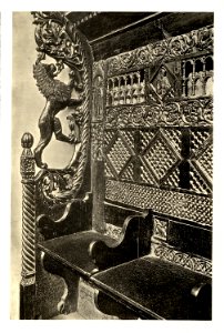 Tafel 035b Spalato - Dom Chorstuhlwange - Heliografie Kowalczyk 1909