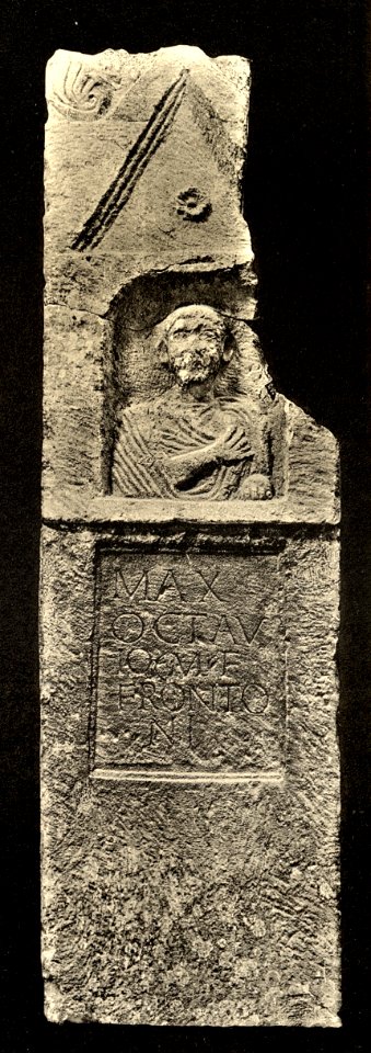 Tafel 067f Zara - Museo S. Donato römischer Grabstein - Heliografie Kowalczyk 1909