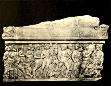 Tafel 058c Salona - Sarkophag - Heliografie Kowalczyk 1909