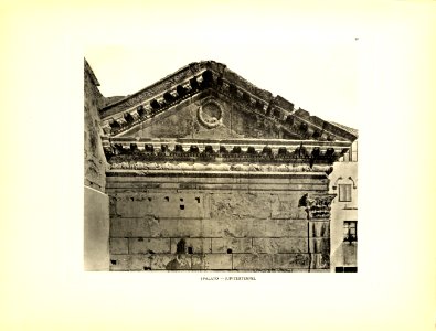Tafel 039 Spalato - Jupitertempel, jetzt Baptisterium -Detail - Heliografie Kowalczyk 1909