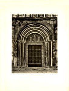 Tafel 079 Zara - Dom Hauptportal - Heliografie Kowalczyk 1909