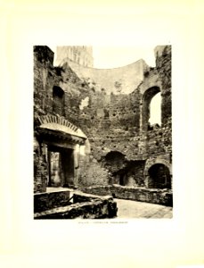 Tafel 016 Spalato - Kaiserpalast Vestibulum Innenansicht - Heliografie Kowalczyk 1909