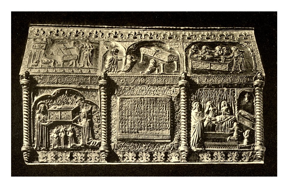 Tafel 082c Zara - Dom Reliquiar, Francesco Milano 1380 Hl. Simeon - Heliografie Kowalczyk 1909