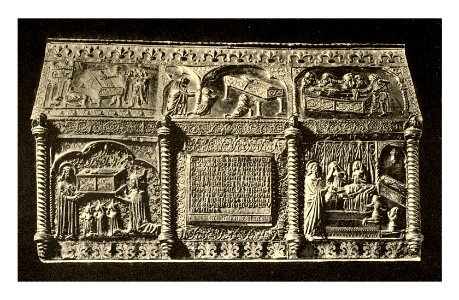 Tafel 082c Zara - Dom Reliquiar, Francesco Milano 1380 Hl. Simeon - Heliografie Kowalczyk 1909