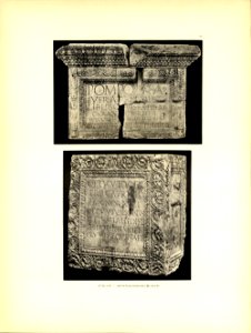 Tafel 055 Salona - Fundstücke Grabdenkmäler - Heliografie Kowalczyk 1909